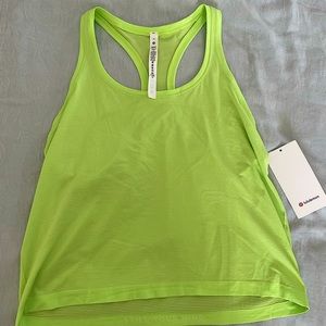 LULULEMON Swiftly Tech Tank 2.0 - Lime Green - Size 14
